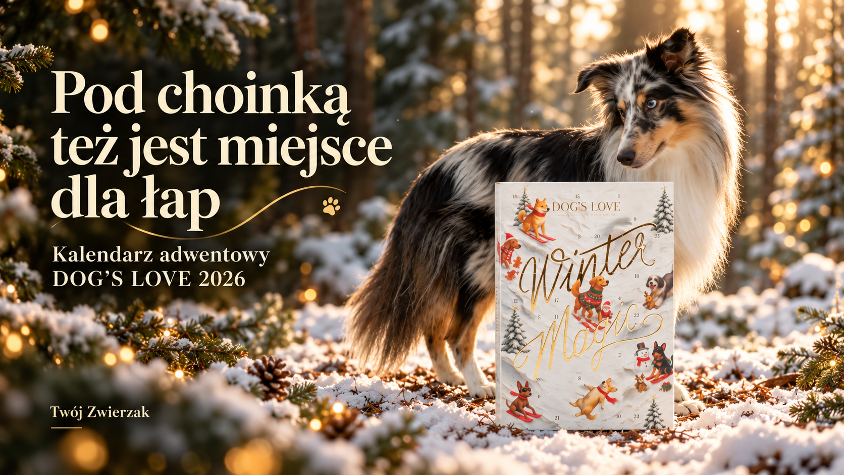 Kalendarz adwentowy dla psa 2026 – świąteczne odliczanie z DOG'S LOVE