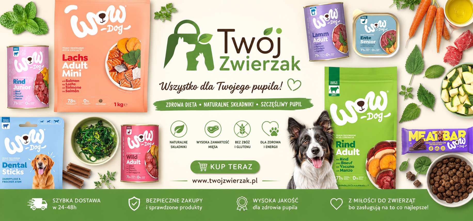 Karma WOW DOG i WOW CAT – dlaczego coraz więcej opiekunów wybiera naturalne żywienie?